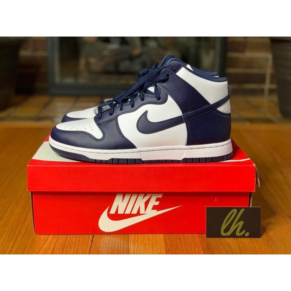 Size 11.5 Nike Dunk High "Championship Navy"